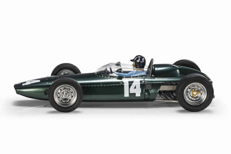 ギャラリービューアに画像をロードする, BRM P57 1962年 F1 イタリアGP 優勝 #14 G ヒル ディスプレイケース付き/ GP Replicas 1/18 ミニカー