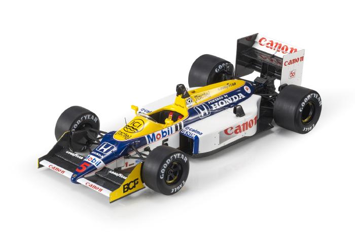 ギャラリービューアに画像をロードする, Williams FW11B 1987年 F1 メキシコGP ポールポジション 優勝 #5 N マンセル ディスプレイケース付き/ GP Replicas 1/18 ミニカー