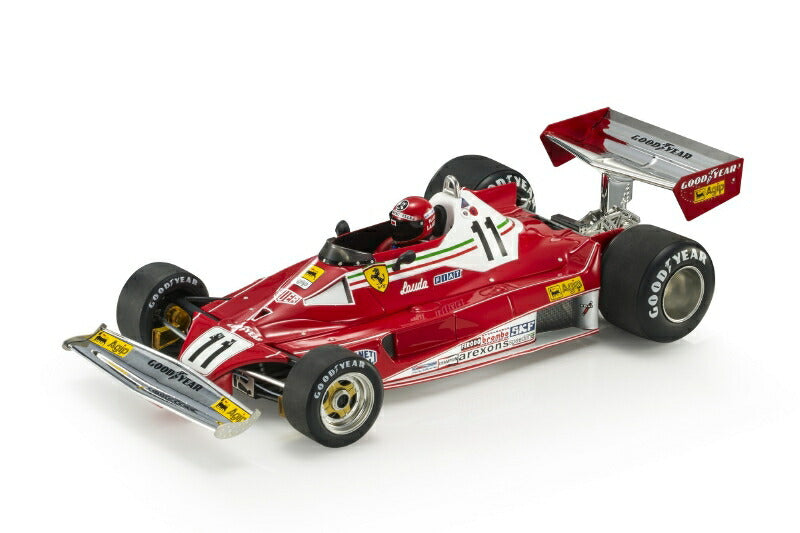ギャラリービューアに画像をロードする, 【予約】10月以降発売予定Ferrariフェラーリ 312 T2 1977 Lauda #11 Winner GP South Africa フィギュア付き/GP Replicas 1/18 ミニカー