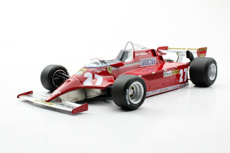 ギャラリービューアに画像をロードする, Ferrariフェラーリ 126 CK 1981 Villeneuve / GP Replicas 1/18 ミニカー