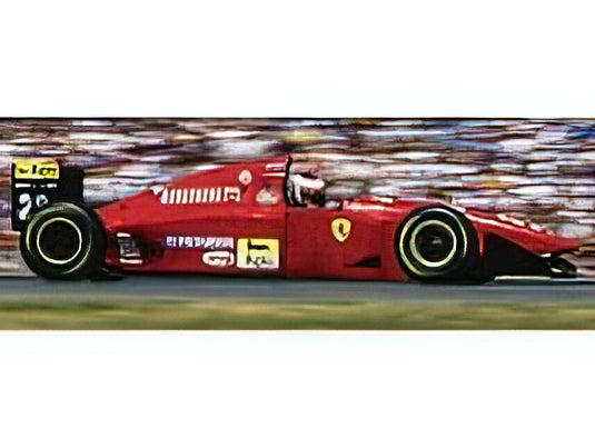 FERRARI F1 412 T1B N27 2位 イギリスGP 1994 J.アレジ パイロットフィギュア付 レッド ブラック/ GP Replicas 1/18 ミニカー