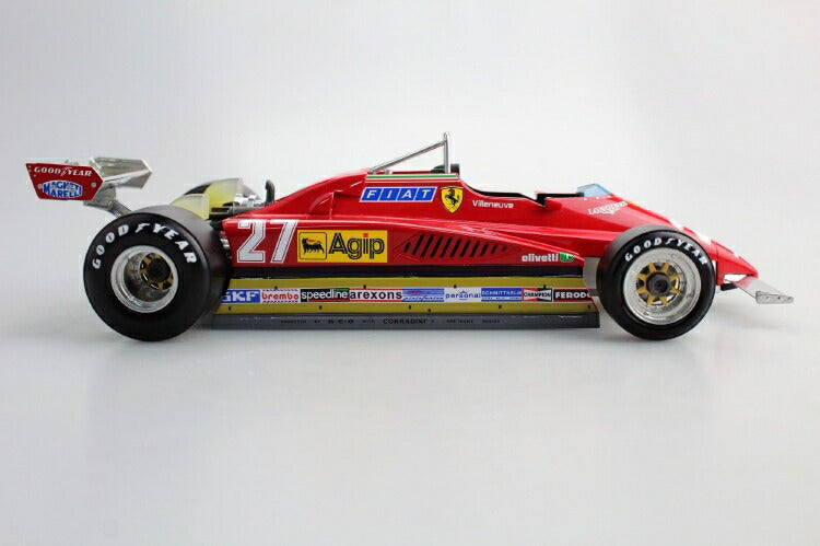 ギャラリービューアに画像をロードする, Ferrari 126 C2 1982年 F1 GP #27 G ヴィルヌーヴ ディスプレイケース付き/ GP Replicas 1/18 ミニカー