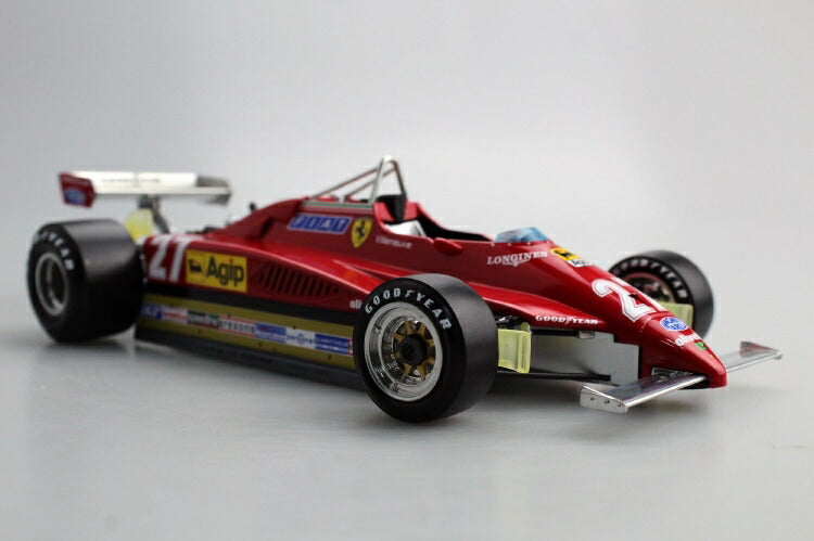 ギャラリービューアに画像をロードする, Ferrari 126 C2 1982年 F1 GP #27 G ヴィルヌーヴ ディスプレイケース付き/ GP Replicas 1/18 ミニカー
