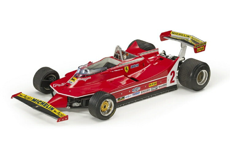 ギャラリービューアに画像をロードする, 【予約】Ferrariフェラーリ 312 T5 1980 Villeneuve / GP Replicas 1/18 ミニカー