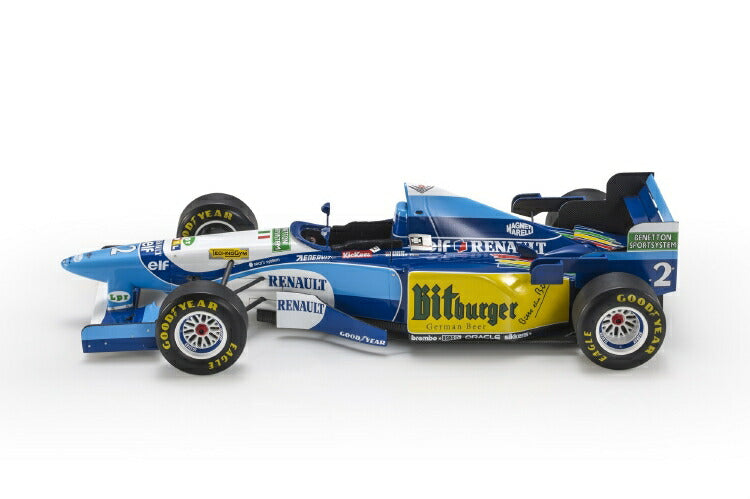 ギャラリービューアに画像をロードする, Benetton B195 1995年 F1 GP #2 J ハーバート ディスプレイケース付き/ GP Replicas 1/18 ミニカー