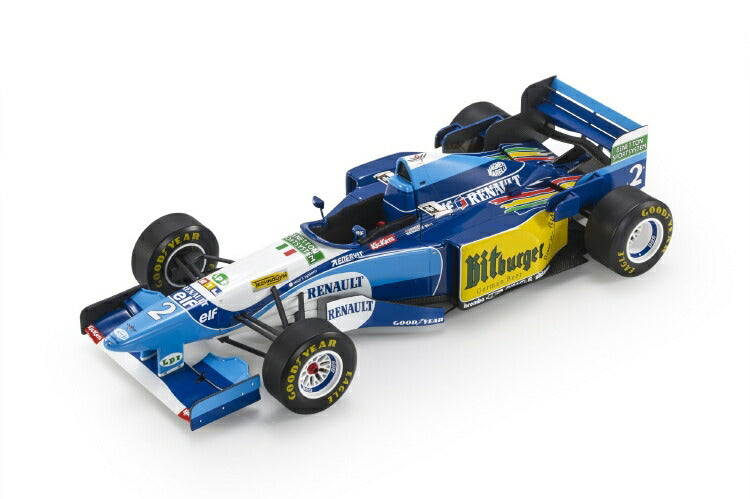 ギャラリービューアに画像をロードする, Benetton B195 1995年 F1 GP #2 J ハーバート ディスプレイケース付き/ GP Replicas 1/18 ミニカー