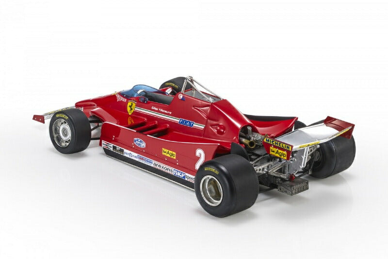 ギャラリービューアに画像をロードする, Ferrari 126C 1980年 F1 イタリアGP プラクティス #2 G ヴィルヌーヴ/ GP Replicas 1/18 ミニカー