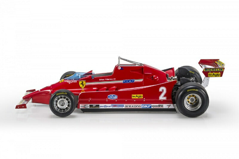 ギャラリービューアに画像をロードする, Ferrari 126C 1980年 F1 イタリアGP プラクティス #2 G ヴィルヌーヴ/ GP Replicas 1/18 ミニカー