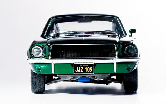 1968 Ford Mustang GT Fastback, Green Chrome Edition 映画ブリット Bullitt (1968) /Greenlight 1/18 ミニカー