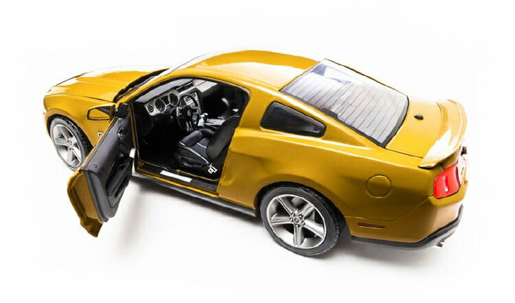 ギャラリービューアに画像をロードする, 2010 Ford Mustangマスタング GT in Sunset Gold Metallic /Greenlight 1/18 ミニカー