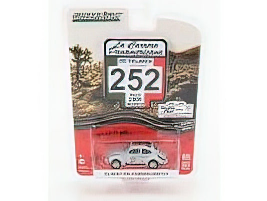 VOLKSWAGEN - BEETLE KAFER N 252 RALLY CARRERA PANAMERICANA 2009 - SILVER /Greenlight 1/64 ミニカー