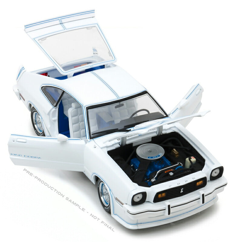 ギャラリービューアに画像をロードする, FORD USA - Mustangマスタング II KING COBRA COUPE 1978 /Greenlight 1/18 ミニカー