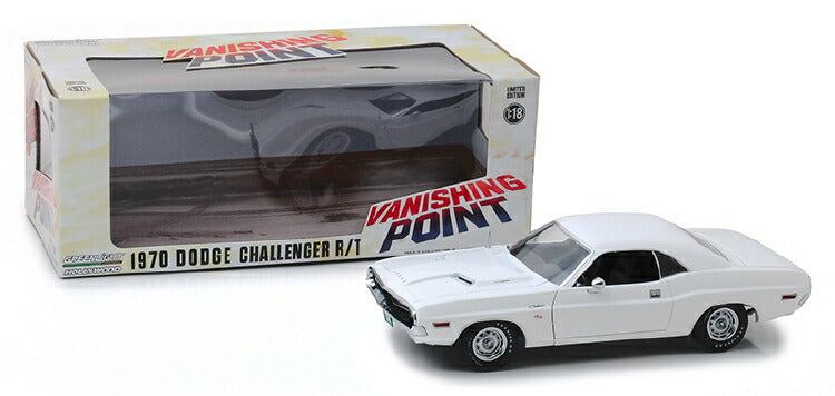 ギャラリービューアに画像をロードする, 1970 Dodge Challenger R/T - Vanishing Point (1971)映画バニシング・ポイント /Greenlight 1/18 ミニカー