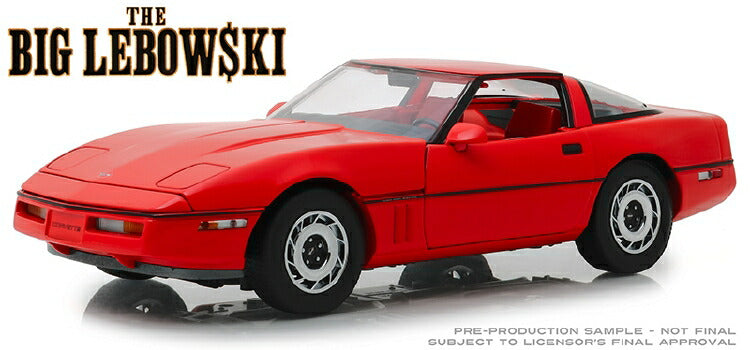 ギャラリービューアに画像をロードする, Little Larry Sellers' 1985 Chevrolet Corvette C4 映画 ビッグ・リボウスキ (1998) /Greenlight 1/18 ミニカー