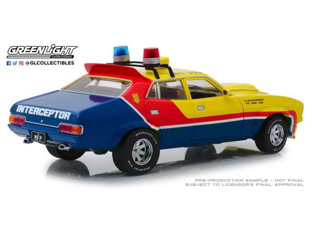 ギャラリービューアに画像をロードする, 1974 XB Ford Falcon V8 Police Interceptor 映画 Mad Maxマッドマックス /Greenlight 1/18 ミニカー