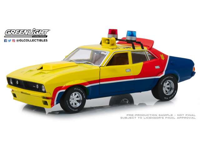 ギャラリービューアに画像をロードする, 1974 XB Ford Falcon V8 Police Interceptor 映画 Mad Maxマッドマックス /Greenlight 1/18 ミニカー