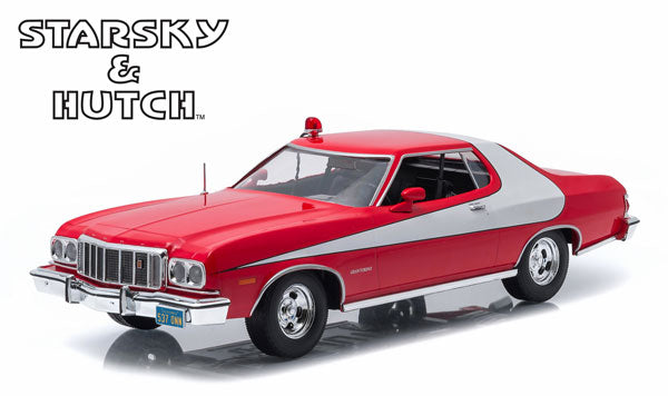 ギャラリービューアに画像をロードする, 1976 Ford Gran Torino - Starsky and Hutch刑事スタスキー&ハッチ (TVドラマ 1975-79) /Greenlight 1/18 ミニカー