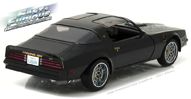 ギャラリービューアに画像をロードする, Tego's 1978 Pontiac Firebird Trans Am 映画ワイルド・スピードシリーズ (2009) /Greenlight 1/18 ミニカー