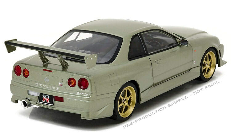 ギャラリービューアに画像をロードする, NISSAN - SKYLINE日産スカイライン GT-R (R34) 1999 /Greenlight 1/18 ミニカー