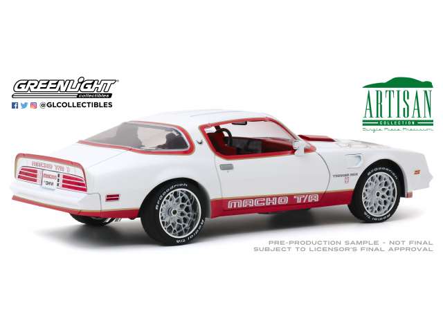 ギャラリービューアに画像をロードする, 【予約】4月以降発売予定1978 Pontiac Firebird Macho Trans Am #11 of 204 by Mecham Design, white and red /Greenlight 1/18 ミニカー