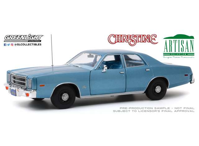 ギャラリービューアに画像をロードする, 【予約】4月以降発売予定1977 Plymouth Fury Christine 1983 Detective Rudolph Junkins /Greenlight 1/18 ミニカー