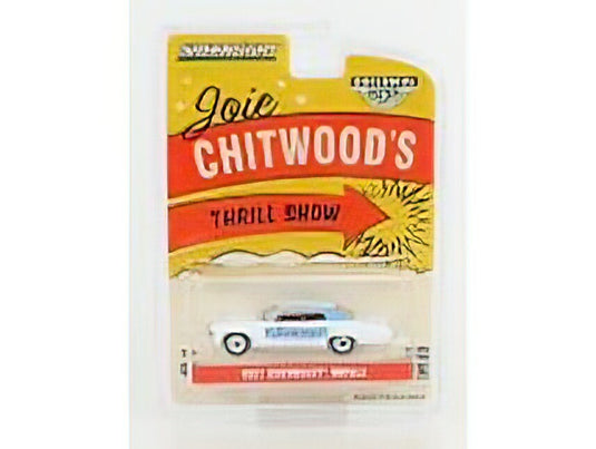 CHEVROLETシボレー Impalaインパラ COUPE 1967 - CHITWOOD'S THRILL SHOW - WHITE LIGTH BLUE /Greenlight 1/64 ミニカー