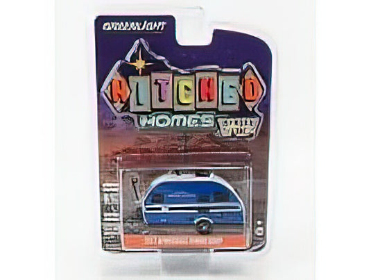 TRAILER - WINNEBAGO WINNIE DROP ROULOTTE 2017 - BLUE WHITE /Greenlight 1/64 ミニカー