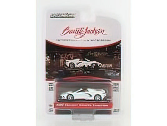 CHEVROLETシボレー CORVETTE SPIDER 1957 2020 - BARRETT JACKSON - WHITE /Greenlight 1/64 ミニカー