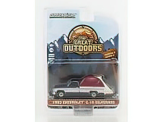 CHEVROLETシボレー C-10 SILVERADO PICK-UP 1982 - THE GREAT OUTDOORS - SILVER BLUE /Greenlight 1/64 ミニカー
