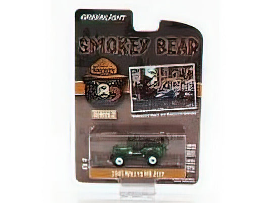 JEEP - WILLYS MB OPEN 1945 - SMOKEY BEAR - GREEN /Greenlight 1/64 ミニカー