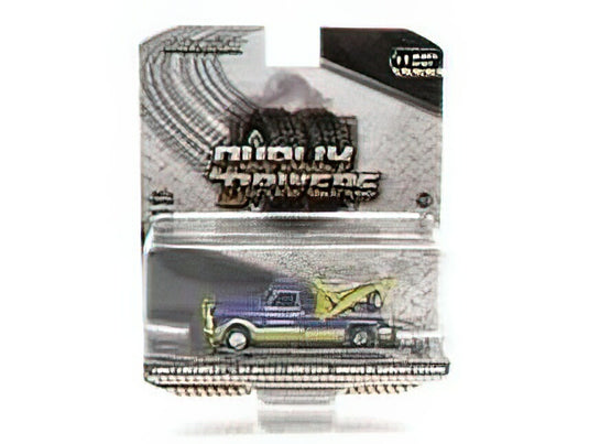 CHEVROLETシボレー C-30 PICK-UP MICHELIN SERVICE CENTER CARRO ATTREZZI - WRECKER ROAD SERVICE 1967 - BLUE YELLOW /Greenlight 1/64 ミニカー