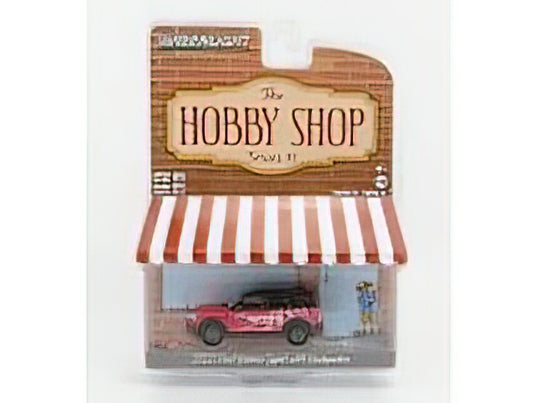 FORD USA - BRONCO SPORT WITH BACKPACKER FIGURE 2021 - FUCSIA BLACK /Greenlight 1/64 ミニカー