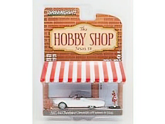 FORD USA - THUNDERBIRD CABRIOLET WITH WOMAN IN DRESS 1965 - WHITE /Greenlight 1/64 ミニカー
