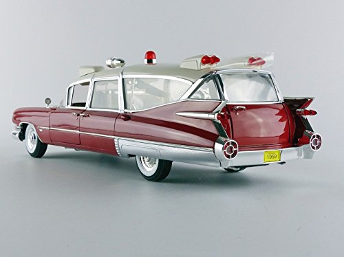 ギャラリービューアに画像をロードする, CADILLAC - SUPERIOR AMBULANCE 1959 - CON BARELLA - WITH STRETCHER /Greenlight PRECISION COLLECTION 1/18 ミニカー