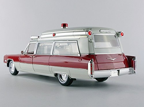 ギャラリービューアに画像をロードする, CADILLAC - S&S AMBULANCE HIGH TOP 1966 - CON BARELLA - WITH STRETCHER /Greenlight PRECISION COLLECTION 1/18 ミニカー