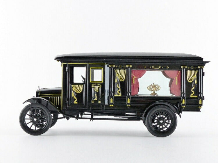 ギャラリービューアに画像をロードする, FORD USA - MODEL-T 1921 - HEARSE - CARRO FUNEBRE CON BARA - FUNERAL CAR WITH COFFIN /Greenlight PRECISION COLLECTION 1/18 ミニカー