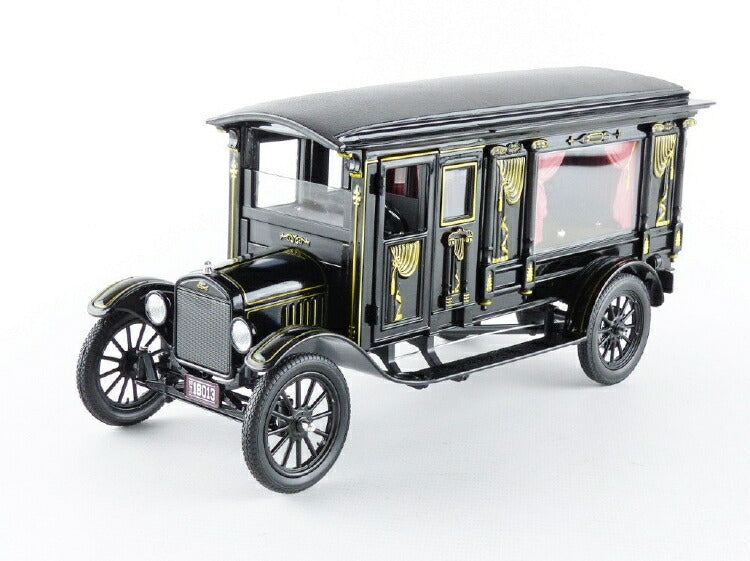 ギャラリービューアに画像をロードする, FORD USA - MODEL-T 1921 - HEARSE - CARRO FUNEBRE CON BARA - FUNERAL CAR WITH COFFIN /Greenlight PRECISION COLLECTION 1/18 ミニカー
