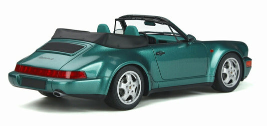 1992 PORSCHE 911 964 CONVERTIBLE TURBO LOOK resin series turquoise metallic /GTスピリット 1/18 ミニカー