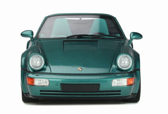1992 PORSCHE 911 964 CONVERTIBLE TURBO LOOK resin series turquoise metallic /GTスピリット 1/18 ミニカー