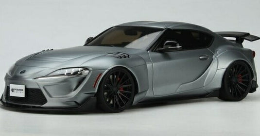 TOYOTA SUPRA GR (A90) BY PRIOR DESIGN 2020 - PHANTOM MATT GREY /GT Spirit 1/18 ミニカー