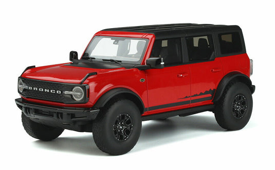 2021 Ford Bronco 4-Door Wildtrak in Race Red /GTスピリット 1/18 ミニカー