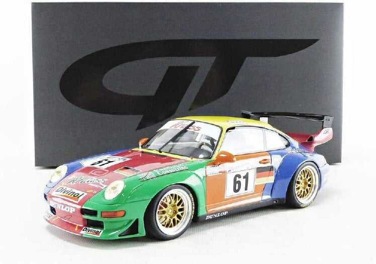ギャラリービューアに画像をロードする, PORSCHE - 911 993 GT2 TEAM KRAUSS RACE SPORTS INTERNATIONAL N 61 24h LE MANS 1998 B.MULLER - M.TRUNK - E.PALMBERGER /GT Spirit 1/18 ミニカー