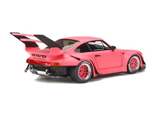 【予約】2020年1月以降発売予定Porsche RWB 993 レジンシリーズ  matt pink /GTスピリット  1/18 ミニカー