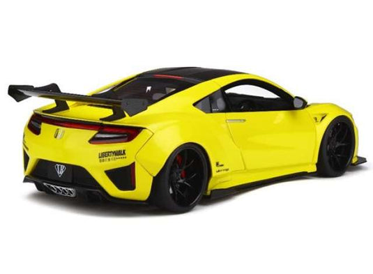 【予約】12月以降発売予定HONDAホンダ NSX Customized car by LB WORKS  レジンシリーズ  yellow/black /GTスピリット  1/18 ミニカー