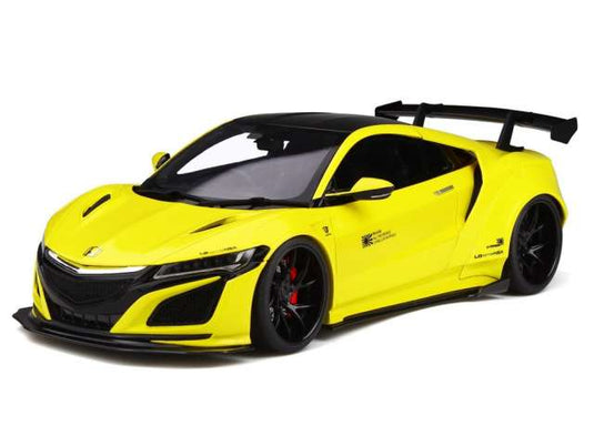 【予約】12月以降発売予定HONDAホンダ NSX Customized car by LB WORKS  レジンシリーズ  yellow/black /GTスピリット  1/18 ミニカー