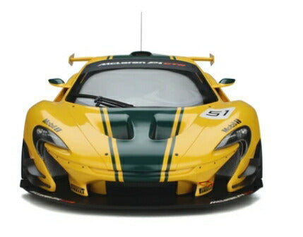 【予約】10月以降発売予定McLAREN - P1 GTR N 51 2014 - YELLOW GREEN BLACK /GTスピリット  1/8 ミニカー 模型