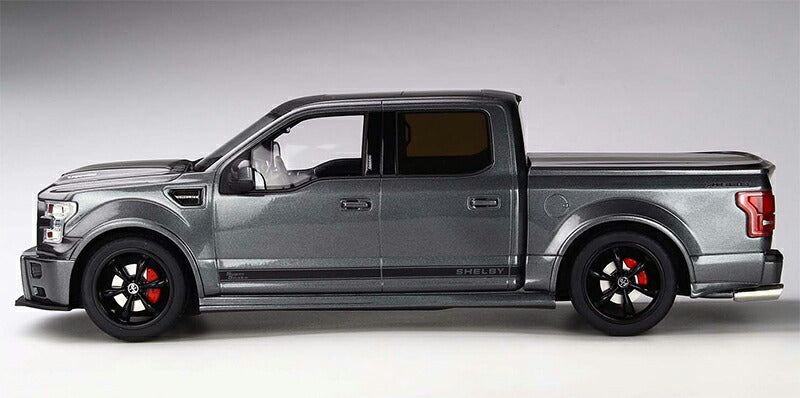 ギャラリービューアに画像をロードする, 2017 Shelby F-150 Super Snake in Magnetic Metallic Grey with Black Stripes /GT Spirit 1/18 ミニカー