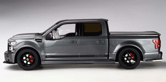 2017 Shelby F-150 Super Snake in Magnetic Metallic Grey with Black Stripes /GT Spirit 1/18 ミニカー
