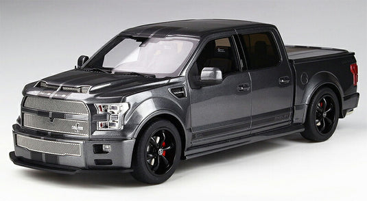 2017 Shelby F-150 Super Snake in Magnetic Metallic Grey with Black Stripes /GT Spirit 1/18 ミニカー
