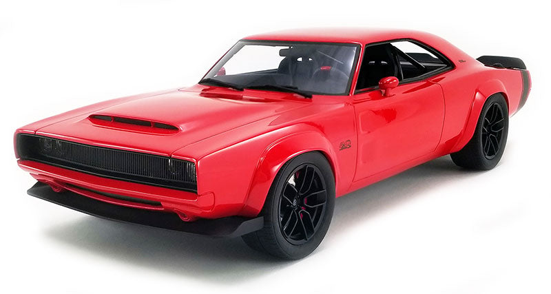ギャラリービューアに画像をロードする, 1968 Dodge Super Charger Concept in Red /GT Spirit 1/18 ミニカー